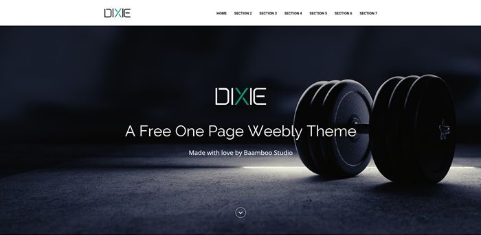 New FREE Weebly Theme Release: DIXIE