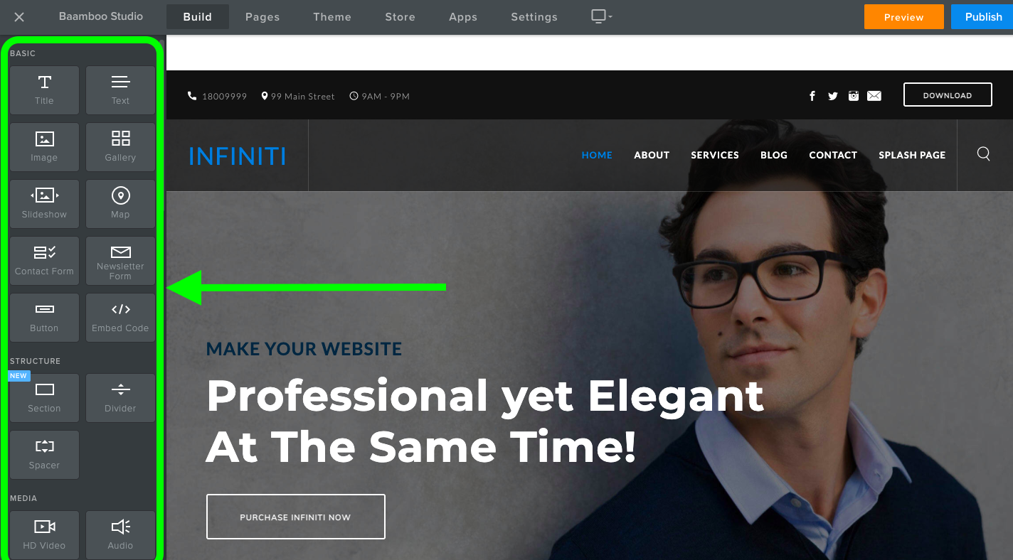 Weebly Elements