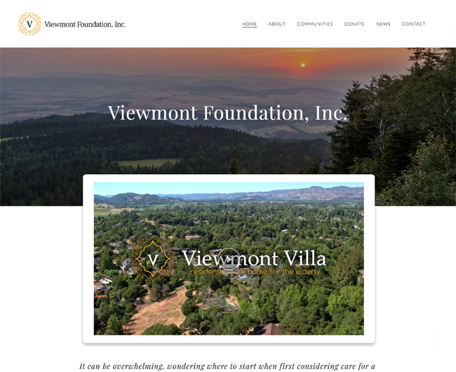 Weebly non-profit template 