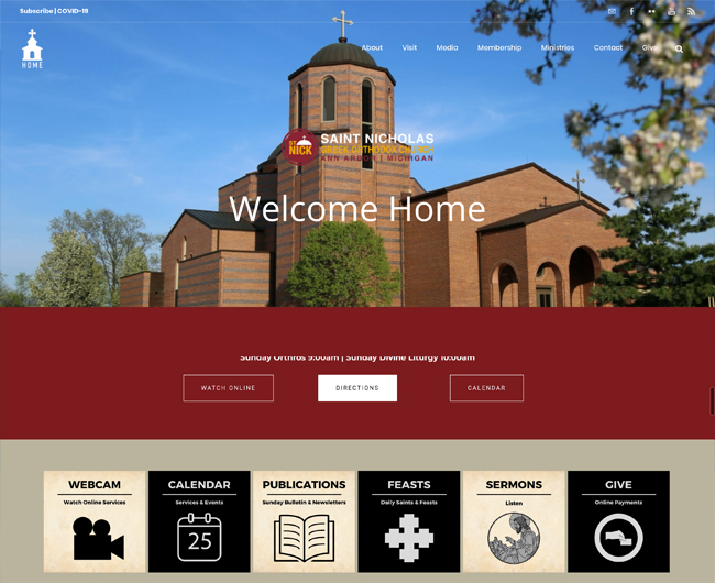 Weebly church theme