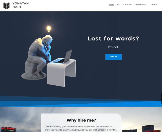 Weebly theme for writers