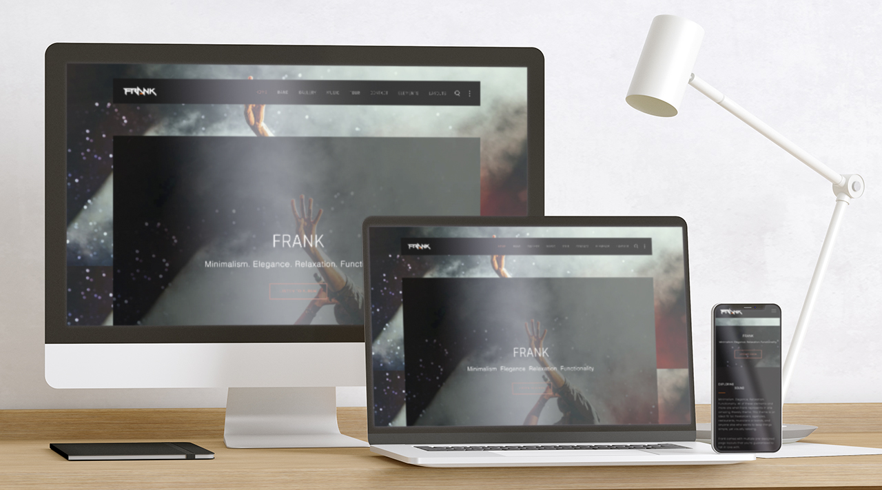 Frank Responsive On Multiple Devices