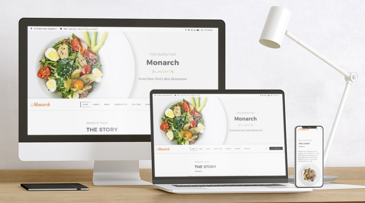 Monarch Responsive On Multiple Devices