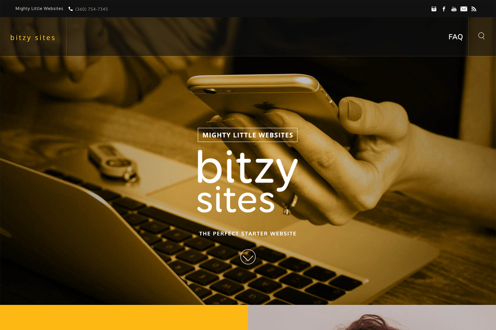 Weebly website example 8 - Bitzy Sites