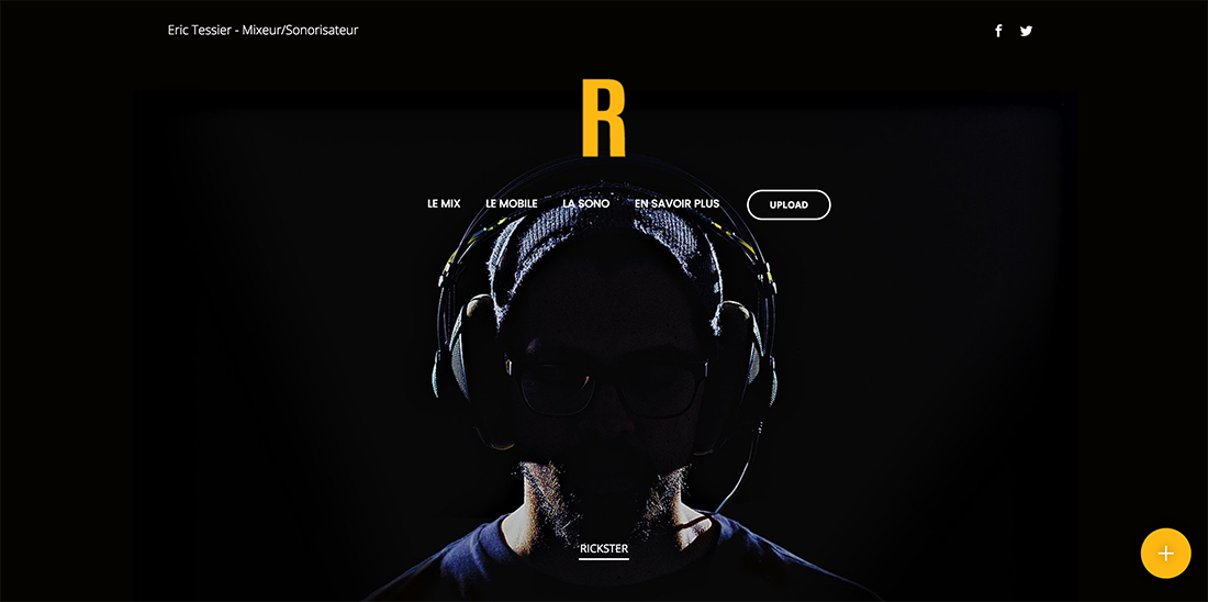 Mixed By Rickster Website Example