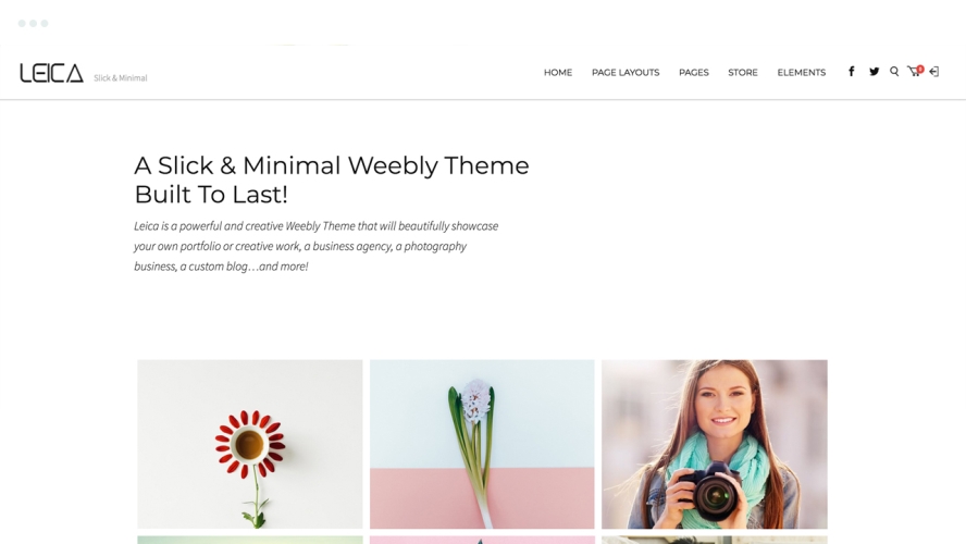 Leica Weebly Template